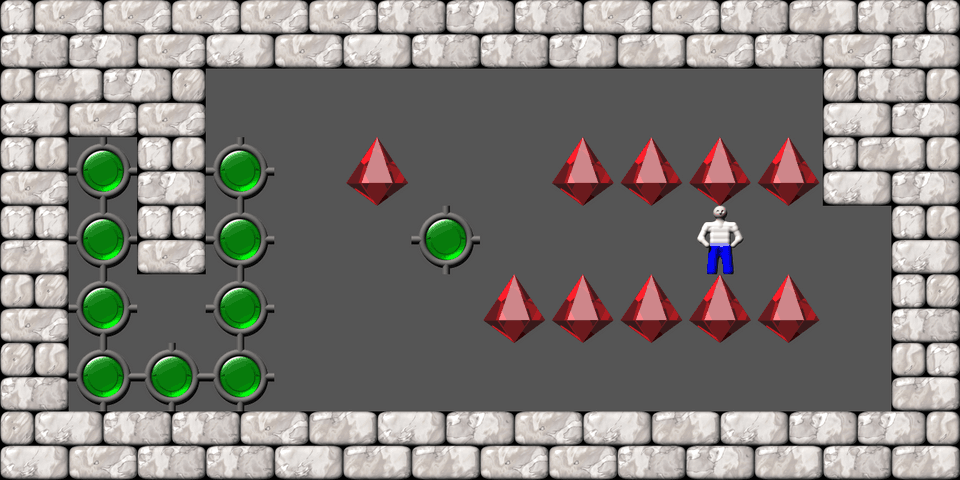 Sokoban Bugs550 collection level 101